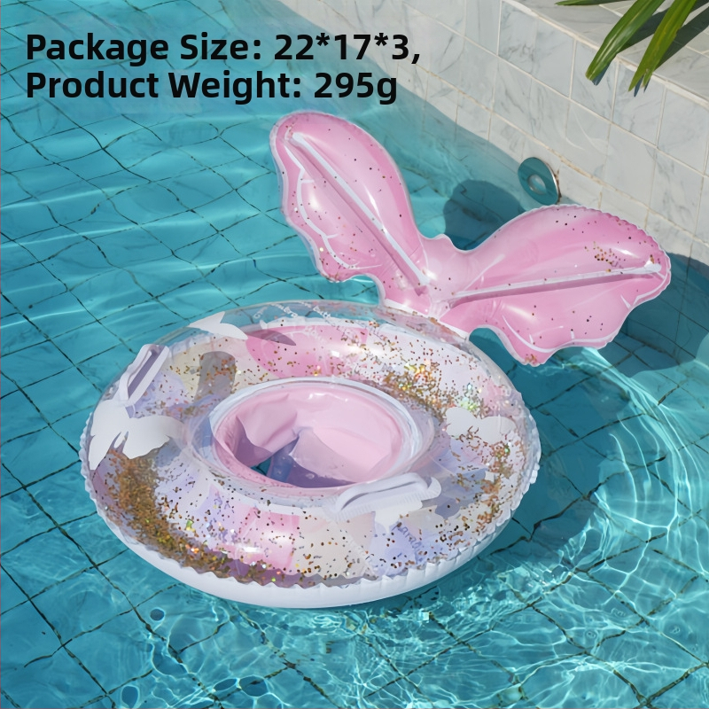 Baseina riņķis no videi draudzīga PVC, 0,2 mm biezums, piemērots baseinam, manuāla uzpūšana