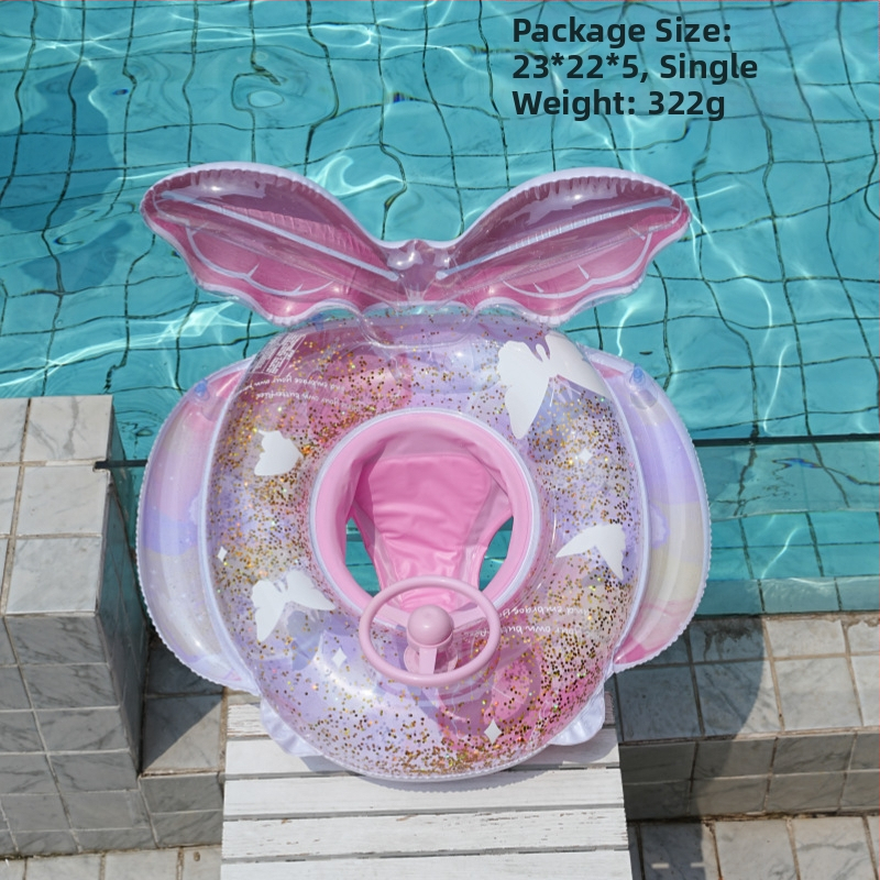 Baseina riņķis no videi draudzīga PVC, 0,2 mm biezums, piemērots baseinam, manuāla uzpūšana