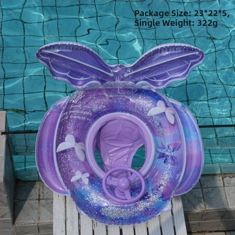 Baseina riņķis no videi draudzīga PVC, 0,2 mm biezums, piemērots baseinam, manuāla uzpūšana