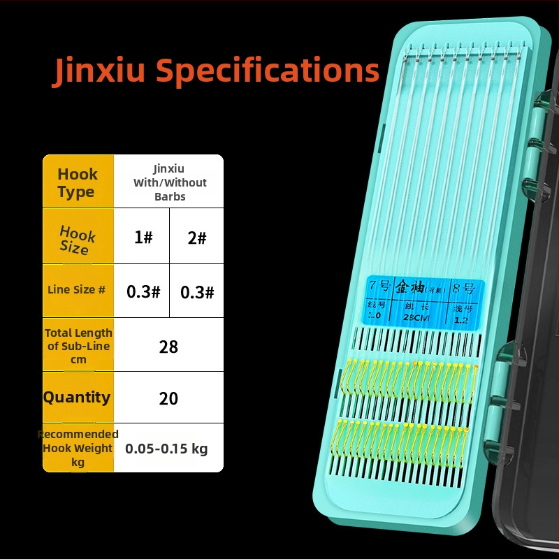 Shihe dyglinių kablių komplektas – 550 vnt., žvejybai rezervuaruose/ ežeruose