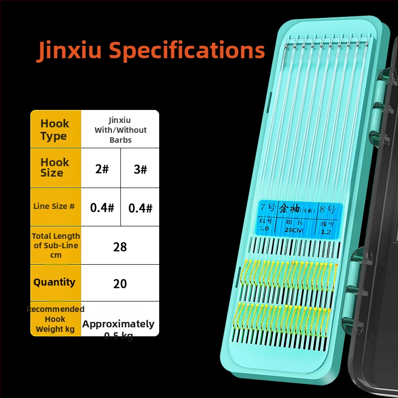 Shihe dyglinių kablių komplektas – 550 vnt., žvejybai rezervuaruose/ ežeruose