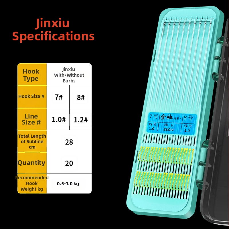 Shihe dyglinių kablių komplektas – 550 vnt., žvejybai rezervuaruose/ ežeruose