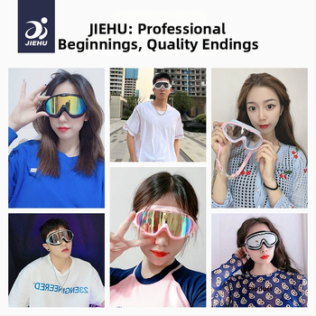 Jettiger anti-fog peldēšanas brilles ar PC lēcām pieaugušajiem