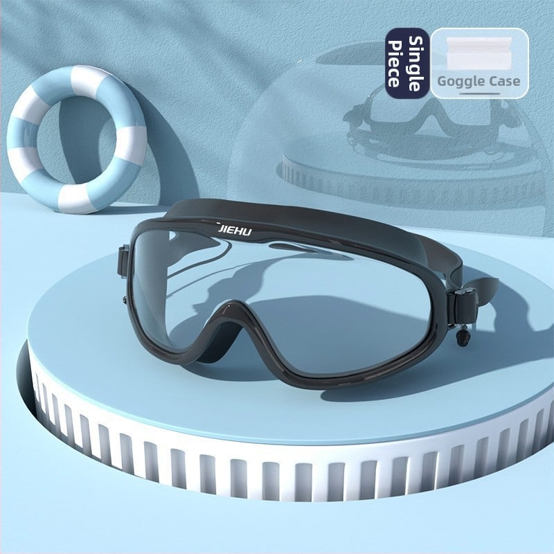 Jettiger anti-fog peldēšanas brilles ar PC lēcām pieaugušajiem