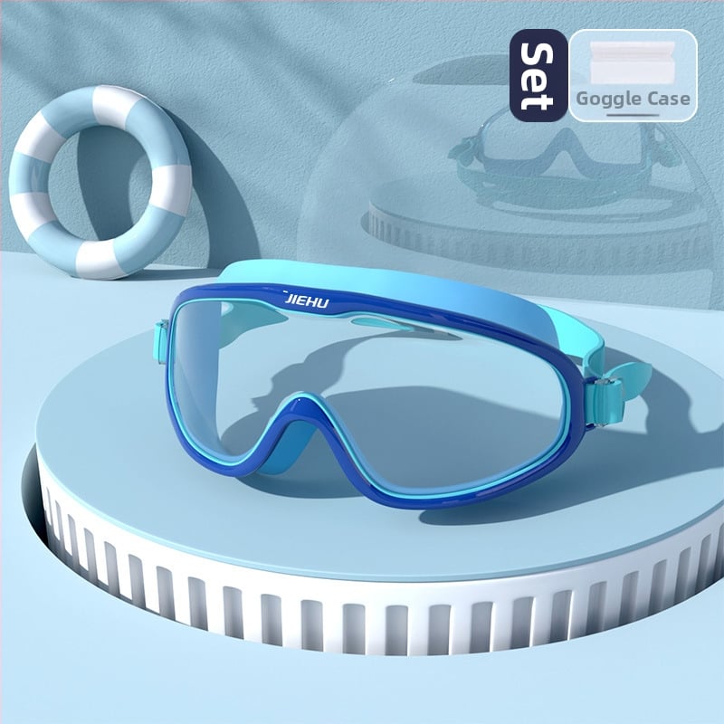 Jettiger anti-fog peldēšanas brilles ar PC lēcām pieaugušajiem