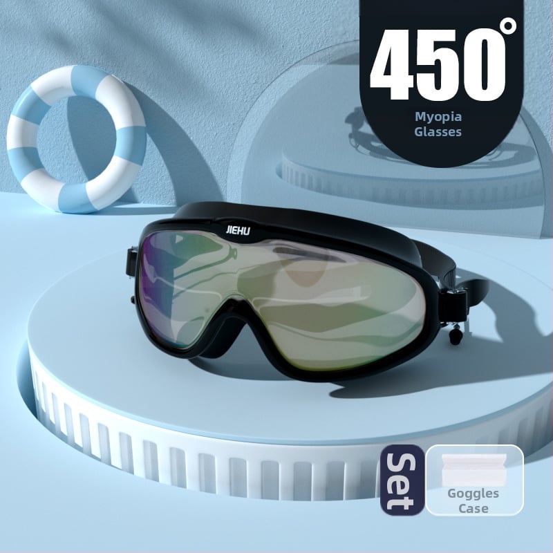 Jettiger anti-fog peldēšanas brilles ar PC lēcām pieaugušajiem