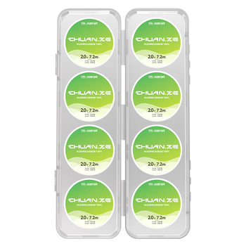 Galvenās neilona līnijas komplekts, iepriekš piesiets, garums 8.1 m, makšķerēšanai upēs, ezeros un ūdenskrātuvēs