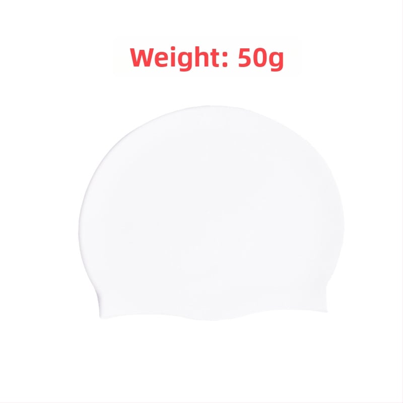 Pieaugušo silikona peldēšanas cepure ar karogu rakstu, ūdensnecaurlaidīga un elpojoša, 50 g