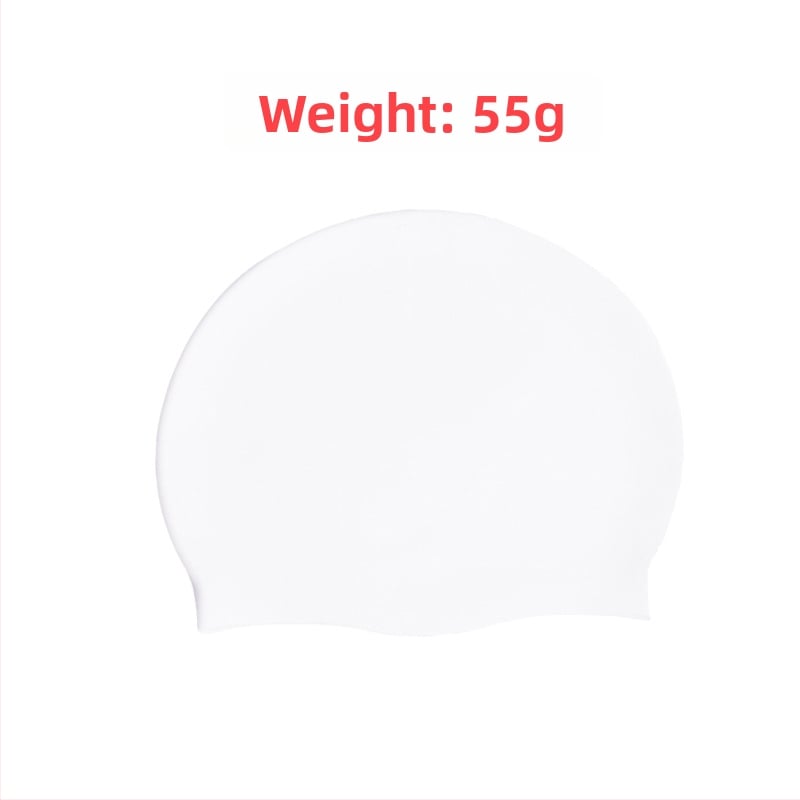Pieaugušo silikona peldēšanas cepure ar karogu rakstu, ūdensnecaurlaidīga un elpojoša, 50 g