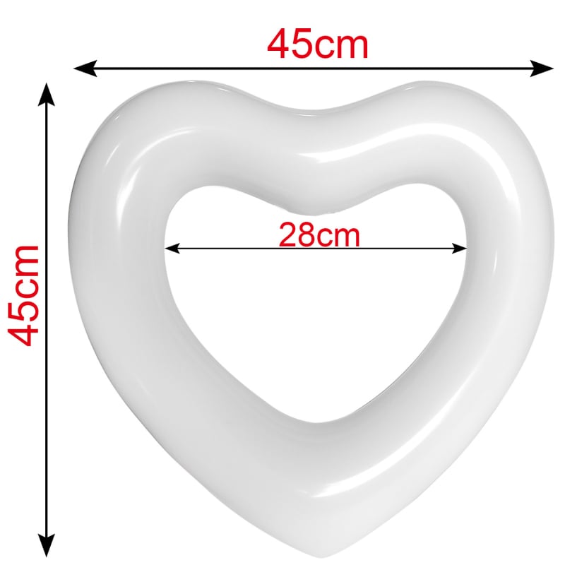 Sirds formā PVC pūšamais peldriņš pieaugušajiem, videi draudzīgs PVC, 0,22 biezums, manuāla uzpūšana, baseina lietošanai