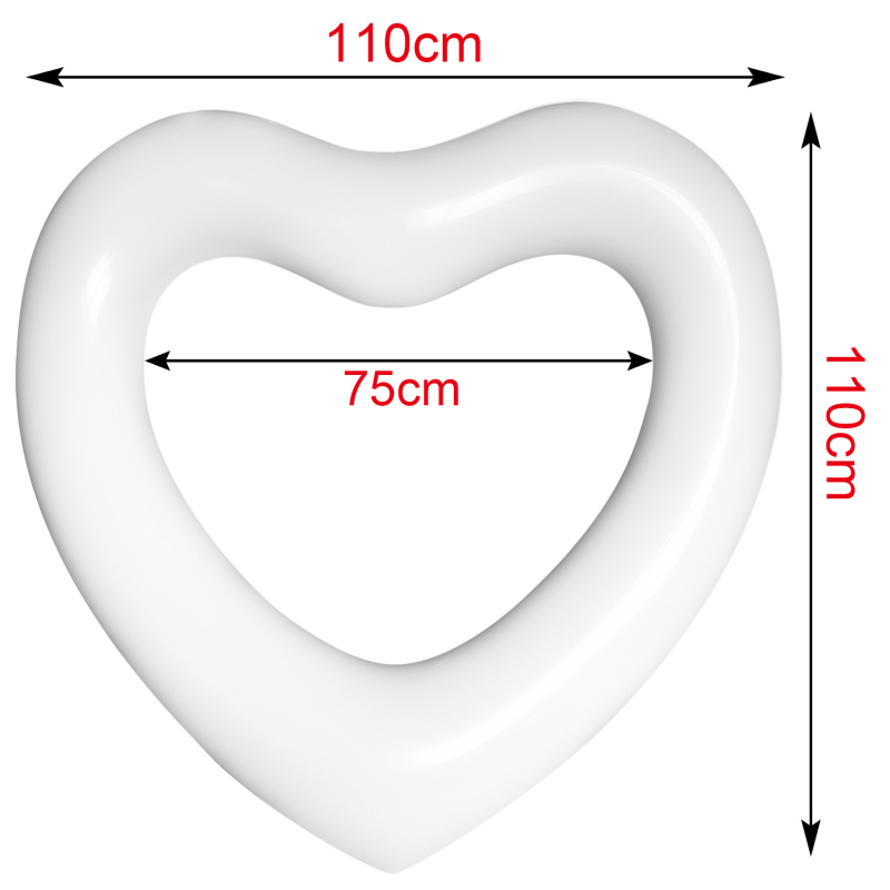 Sirds formā PVC pūšamais peldriņš pieaugušajiem, videi draudzīgs PVC, 0,22 biezums, manuāla uzpūšana, baseina lietošanai