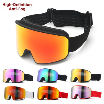 Slēpošanas brillēs kalnu kāpšanai ar divslāņa pret aizlogošanos, UV aizsardzība, saderīgas ar dioptriju lencēm