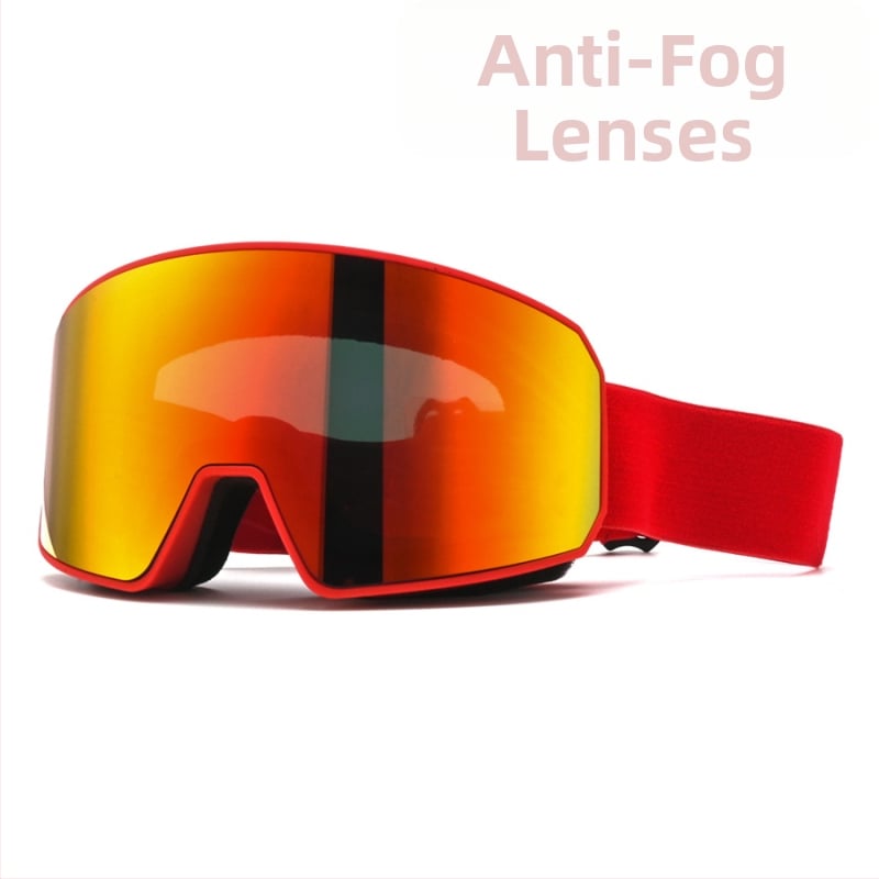 Slēpošanas brillēs kalnu kāpšanai ar divslāņa pret aizlogošanos, UV aizsardzība, saderīgas ar dioptriju lencēm