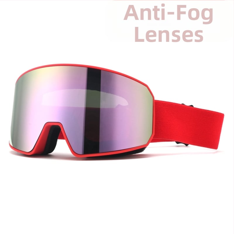 Slēpošanas brillēs kalnu kāpšanai ar divslāņa pret aizlogošanos, UV aizsardzība, saderīgas ar dioptriju lencēm