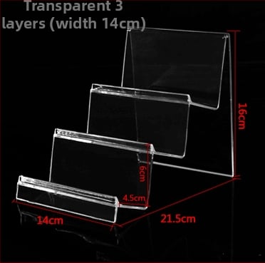 Piniginės ir rankinės demonstravimo stovas, dviejų lygių, injekcinio formavimo konstrukcija, gipso apvalkalas, laiptinės formos