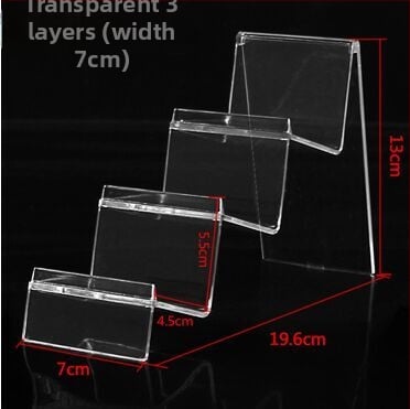 Piniginės ir rankinės demonstravimo stovas, dviejų lygių, injekcinio formavimo konstrukcija, gipso apvalkalas, laiptinės formos