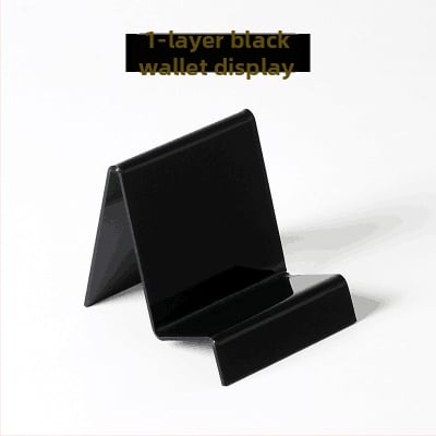 Piniginės ir rankinės demonstravimo stovas, dviejų lygių, injekcinio formavimo konstrukcija, gipso apvalkalas, laiptinės formos