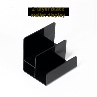 Piniginės ir rankinės demonstravimo stovas, dviejų lygių, injekcinio formavimo konstrukcija, gipso apvalkalas, laiptinės formos