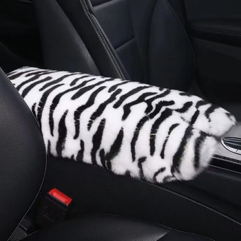 Automobilio rankos atramos odinė pagalvėlė — Rex triušio oda, šilta ir minkšta vidaus aksesuaras, Little Star prekės ženklas; universalus tinkamumas; apdorojimo pritaikymas; licencijuota privatų etiketė