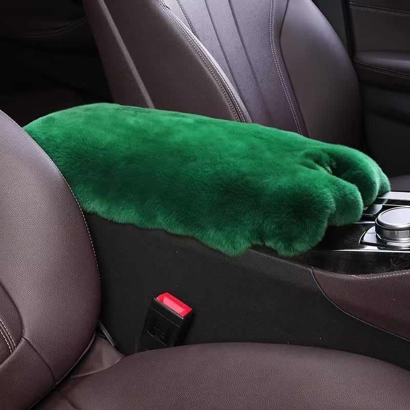 Automobilio rankos atramos odinė pagalvėlė — Rex triušio oda, šilta ir minkšta vidaus aksesuaras, Little Star prekės ženklas; universalus tinkamumas; apdorojimo pritaikymas; licencijuota privatų etiketė