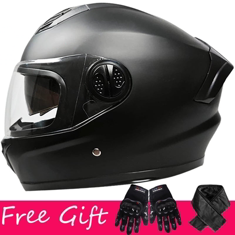 ZXC pilno veido skrybelė su dviejomis lęšiais, ABS, universali tinka, visu sezonų, skirtas važiavimui su elektromobiliais