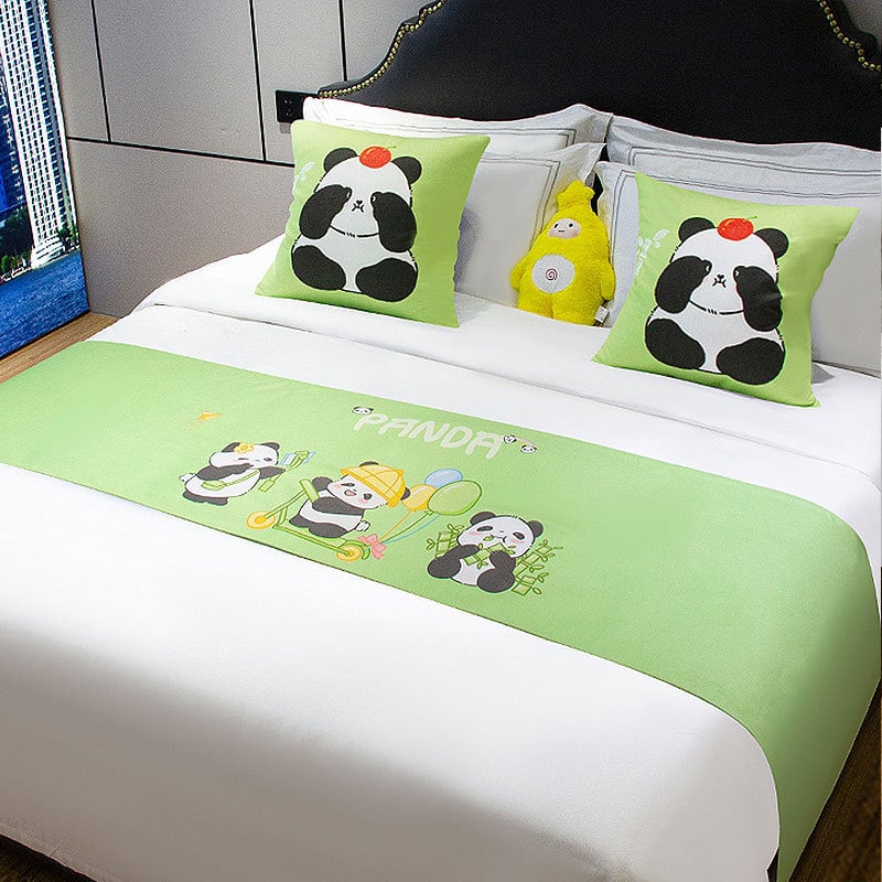 Lova galo dekoratyvinė juosta vaikų kambariui, poliesteris, animacinis raštas, viešbučio stilius