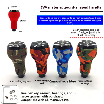 Spiningo ritė žvejybai, DIY modifikacija, EVA rankena, neslystanti rankena formos moliūgo, lengva konstrukcija