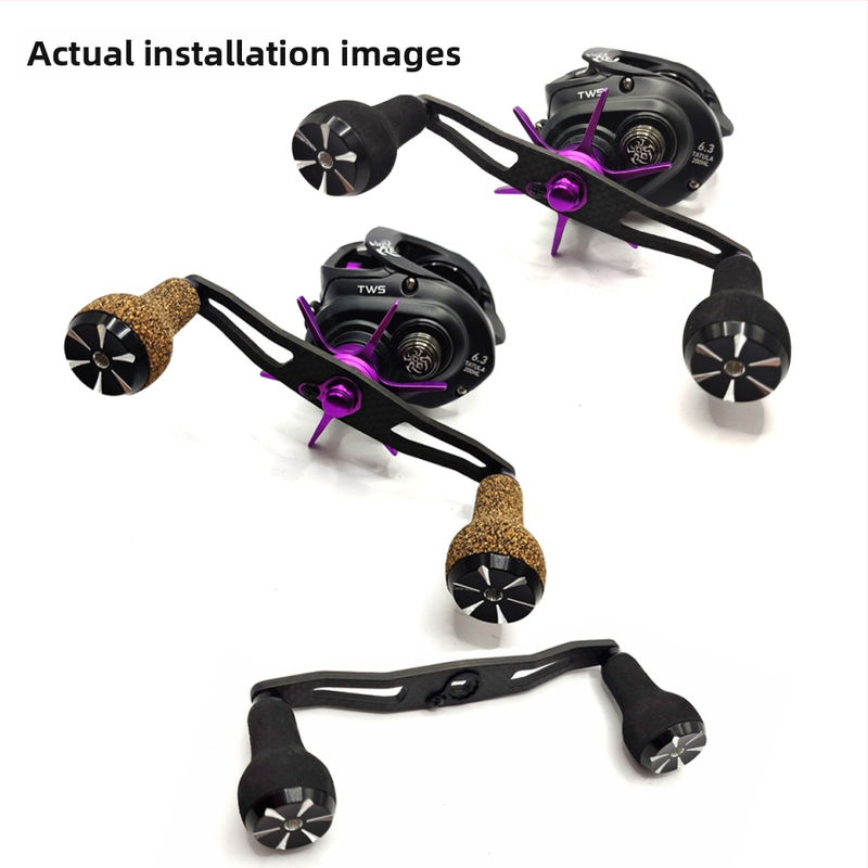 Спининг макара за риболов, DIY модифицирана, EVA дръжка, грушевидна антихлъзгаща се форма на дръжката, лека конструкция