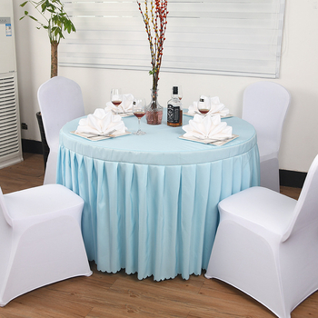 Kružni stolnjak od poliestera | protuklizni, otporan na prašinu, otporan na visoke temperature, otporan na ulje | moderna jednostavnost