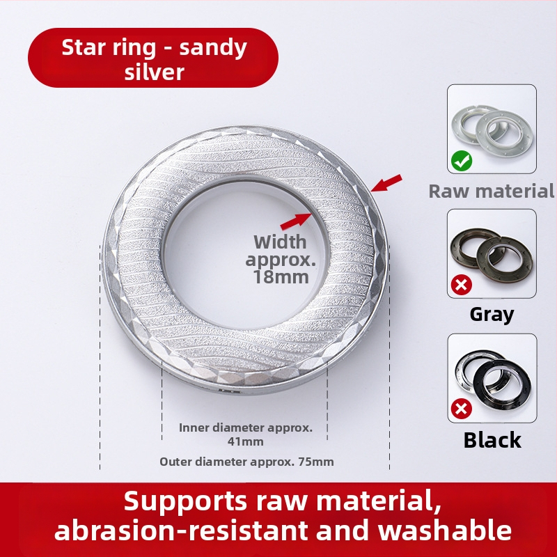 Užuolaidų žiedai, Romos žiedai, Stori tylūs žiedai (Medžiaga: Virgin new PP plastic; Stilius: Modernus paprastumas; Prekės ženklas: other)