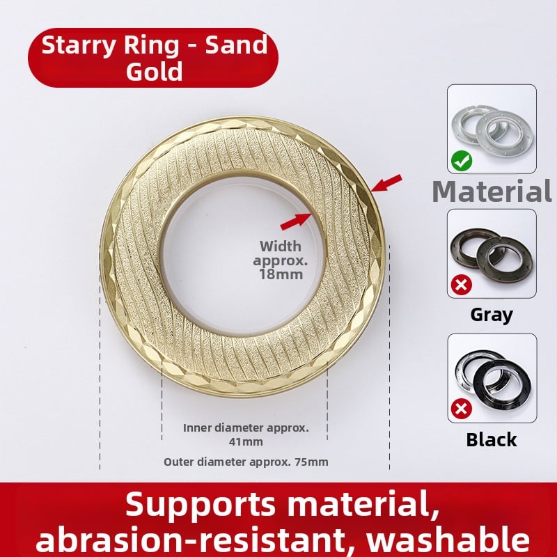 Užuolaidų žiedai, Romos žiedai, Stori tylūs žiedai (Medžiaga: Virgin new PP plastic; Stilius: Modernus paprastumas; Prekės ženklas: other)