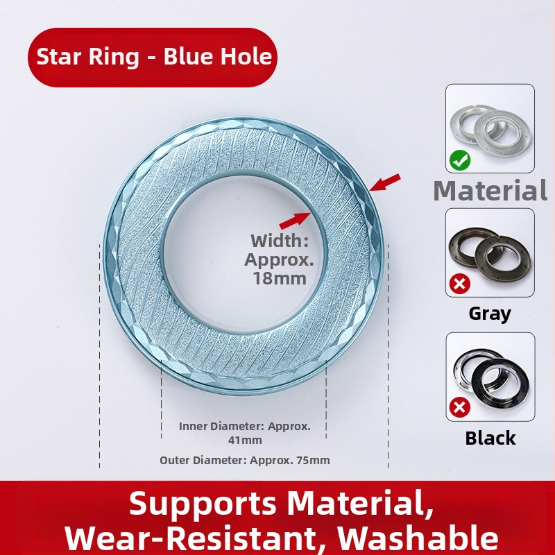 Užuolaidų žiedai, Romos žiedai, Stori tylūs žiedai (Medžiaga: Virgin new PP plastic; Stilius: Modernus paprastumas; Prekės ženklas: other)