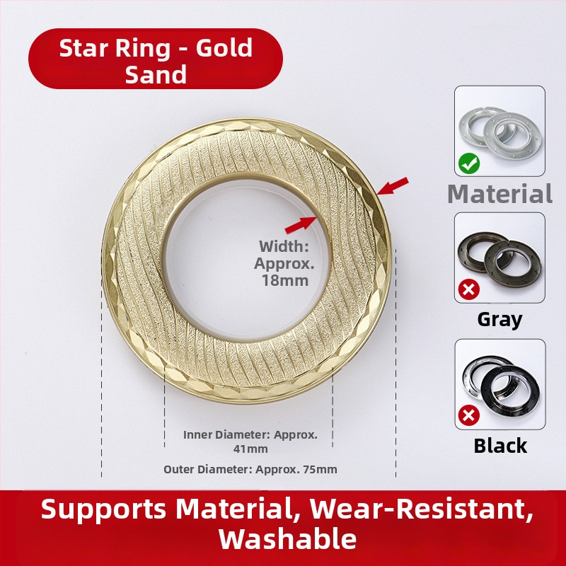 Užuolaidų žiedai, Romos žiedai, Stori tylūs žiedai (Medžiaga: Virgin new PP plastic; Stilius: Modernus paprastumas; Prekės ženklas: other)