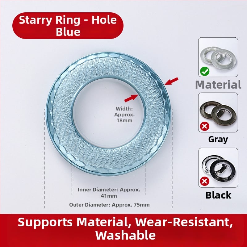 Užuolaidų žiedai, Romos žiedai, Stori tylūs žiedai (Medžiaga: Virgin new PP plastic; Stilius: Modernus paprastumas; Prekės ženklas: other)