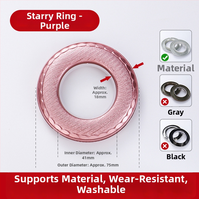 Užuolaidų žiedai, Romos žiedai, Stori tylūs žiedai (Medžiaga: Virgin new PP plastic; Stilius: Modernus paprastumas; Prekės ženklas: other)