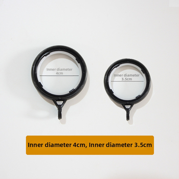 Užuolaidų žiedas su storesniu apvaliu dizainu ir pakabos žiedu, plastikinis kabliukas | Prekės ženklas: Other | Be pritaikymo