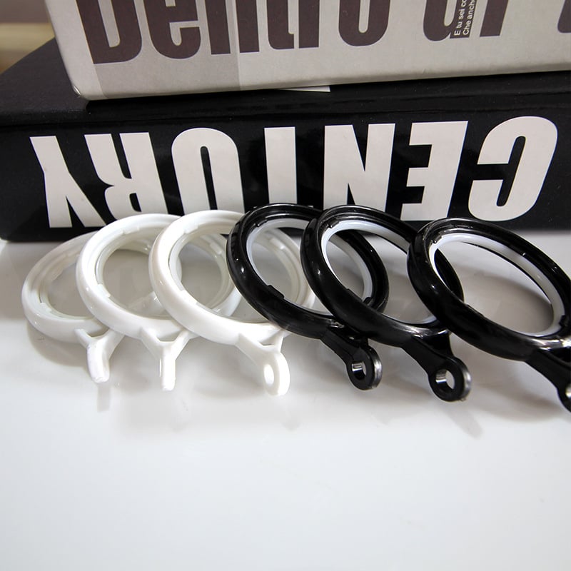 Užuolaidų žiedas su storesniu apvaliu dizainu ir pakabos žiedu, plastikinis kabliukas | Prekės ženklas: Other | Be pritaikymo