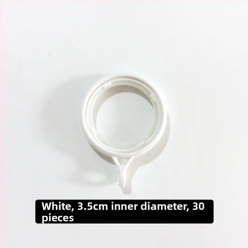 Užuolaidų žiedas su storesniu apvaliu dizainu ir pakabos žiedu, plastikinis kabliukas | Prekės ženklas: Other | Be pritaikymo