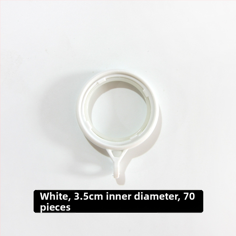 Užuolaidų žiedas su storesniu apvaliu dizainu ir pakabos žiedu, plastikinis kabliukas | Prekės ženklas: Other | Be pritaikymo