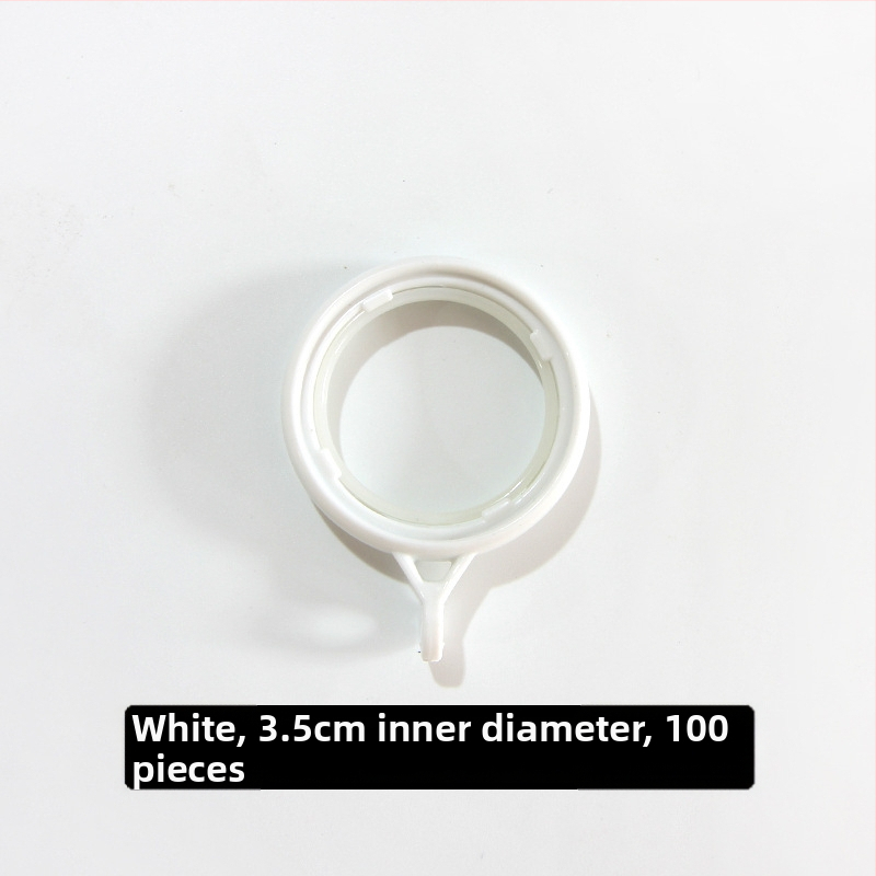 Užuolaidų žiedas su storesniu apvaliu dizainu ir pakabos žiedu, plastikinis kabliukas | Prekės ženklas: Other | Be pritaikymo