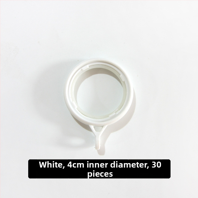 Užuolaidų žiedas su storesniu apvaliu dizainu ir pakabos žiedu, plastikinis kabliukas | Prekės ženklas: Other | Be pritaikymo