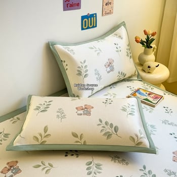 RUIDAN A klasės Ledinio šilko + Rotango kilimėlių rinkinys, sulankstomas Cartoon stilius, Spausdinta audinys, Skalbiama mašinoje