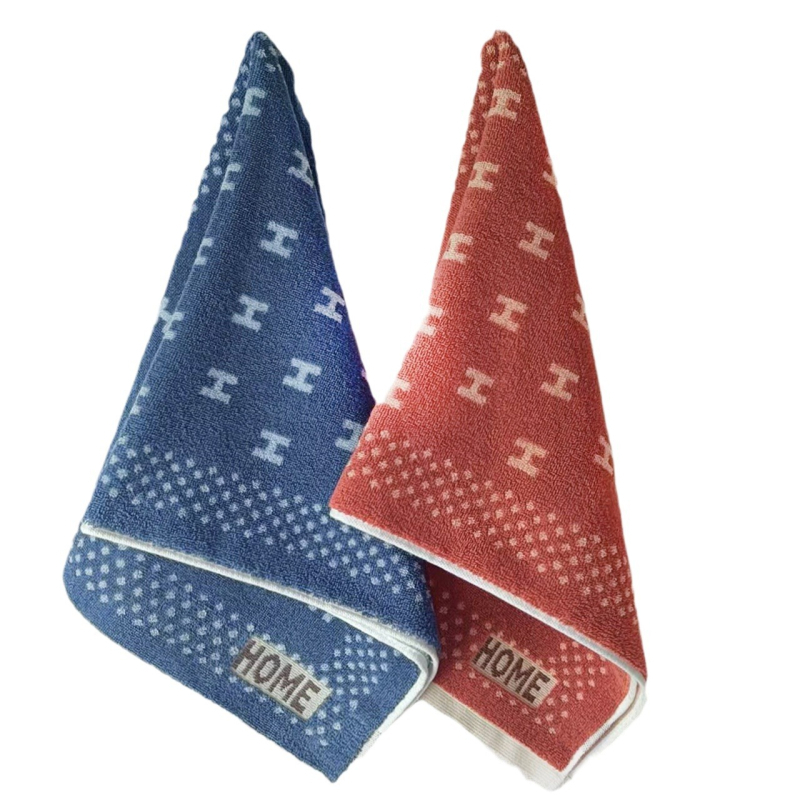 Ručnik za lice, 100% pamuk, Jacquard tkanina, 32s pređa, težina 120–140 g, prilagodljivo obrađivanje