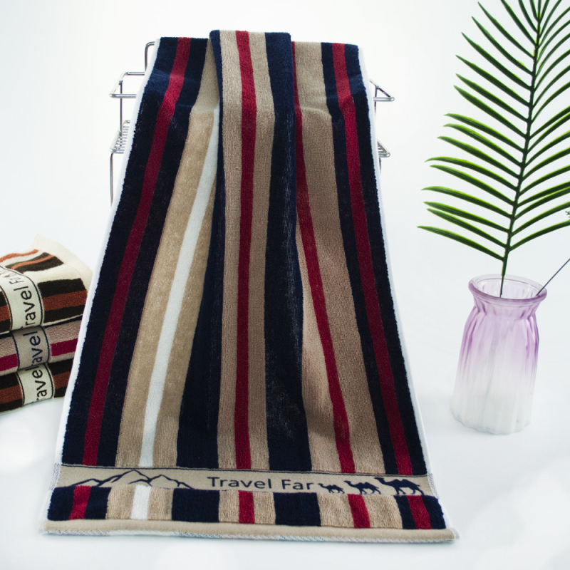 Ručnik za lice, 100% pamuk, Jacquard tkanina, 32s pređa, težina 120–140 g, prilagodljivo obrađivanje