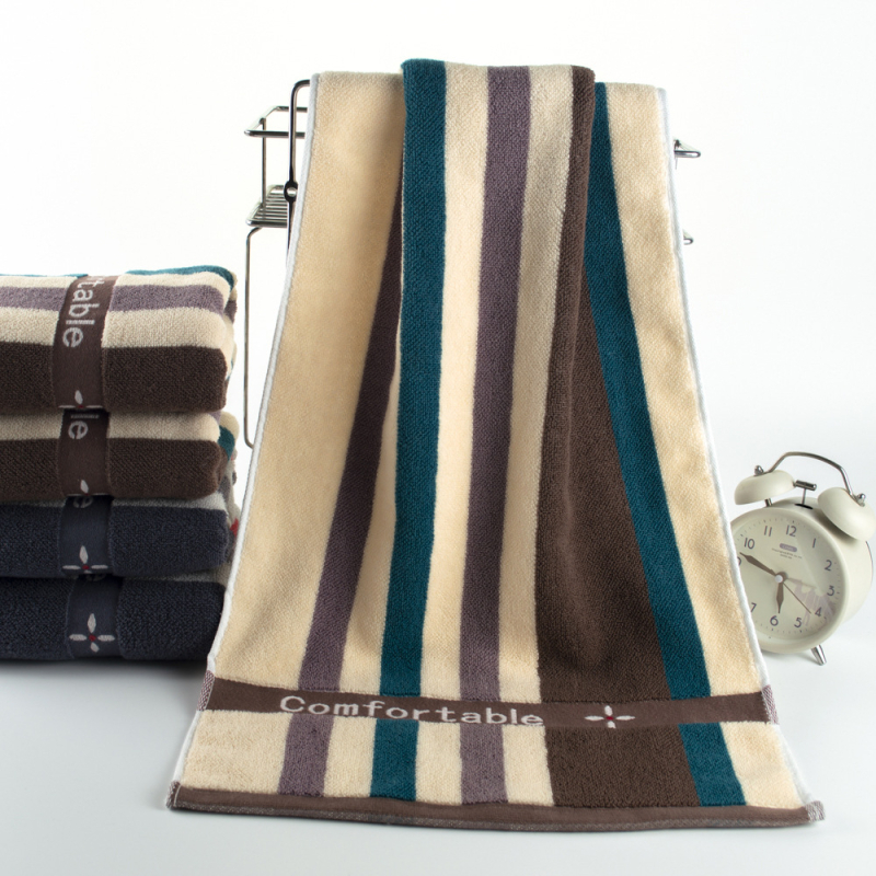 Ručnik za lice, 100% pamuk, Jacquard tkanina, 32s pređa, težina 120–140 g, prilagodljivo obrađivanje
