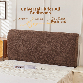 Κάλυμμα κεφαλής κρεβατιού - Πλεκτό ελαστικό, Αντι-σκόνη, Ζακάρ Velvet, Ιαπωνικού στυλ (Υλικό: πολυεστέρας; Κωδικός προϊόντος: Ylctzsch; Στυλ: μοντέρνο μινιμαλιστικό; Κατηγορία: προστατευτικό κάλυμμα σκόνης/κουκούλι καναπέ/κάλυμμα κλιματιστικού)