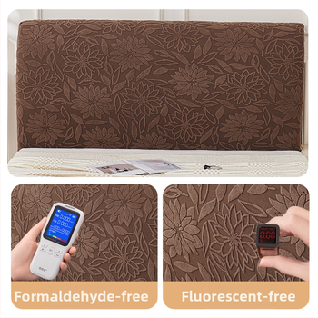 Κάλυμμα κεφαλής κρεβατιού - Πλεκτό ελαστικό, Αντι-σκόνη, Ζακάρ Velvet, Ιαπωνικού στυλ (Υλικό: πολυεστέρας; Κωδικός προϊόντος: Ylctzsch; Στυλ: μοντέρνο μινιμαλιστικό; Κατηγορία: προστατευτικό κάλυμμα σκόνης/κουκούλι καναπέ/κάλυμμα κλιματιστικού)