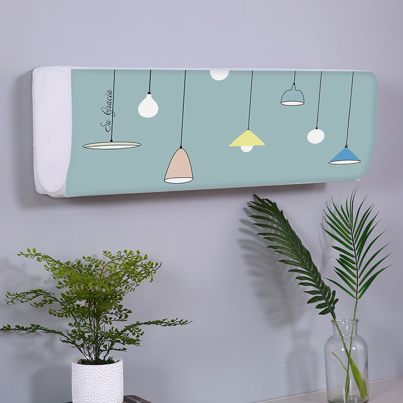 Κάλυμμα κλιματιστικού - πολυεστέρας, καθολικό κρεμαστό κάλυμμα προστασίας από σκόνη, μοντέρνο μινιμαλιστικό στυλ, Changhong/Jiangnan