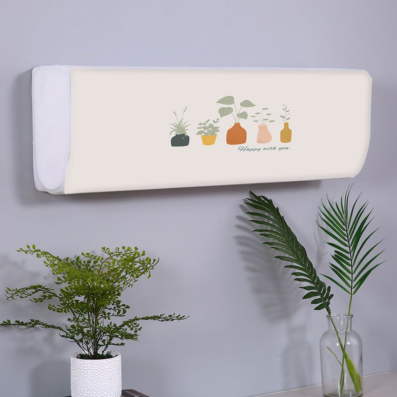 Κάλυμμα κλιματιστικού - πολυεστέρας, καθολικό κρεμαστό κάλυμμα προστασίας από σκόνη, μοντέρνο μινιμαλιστικό στυλ, Changhong/Jiangnan