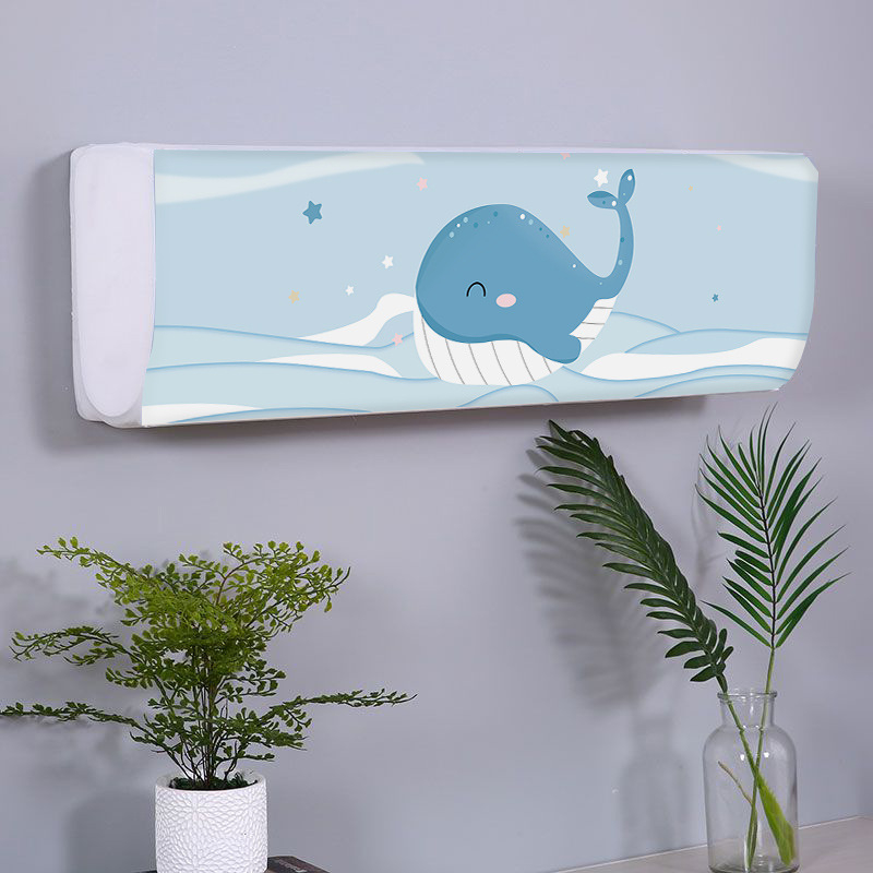 Κάλυμμα κλιματιστικού - πολυεστέρας, καθολικό κρεμαστό κάλυμμα προστασίας από σκόνη, μοντέρνο μινιμαλιστικό στυλ, Changhong/Jiangnan